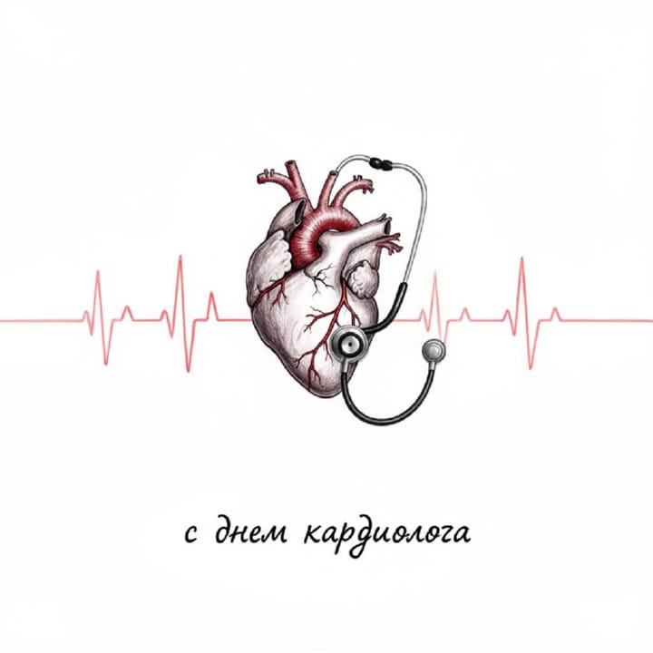 день кардиолога, открытка №6