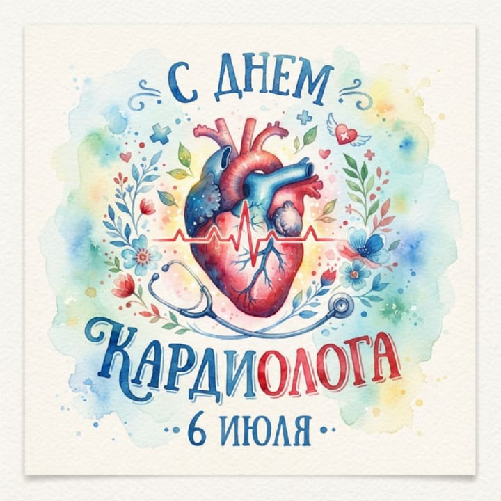 день кардиолога, открытка №8