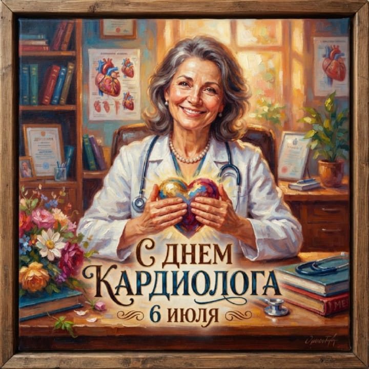 день кардиолога, открытка №9