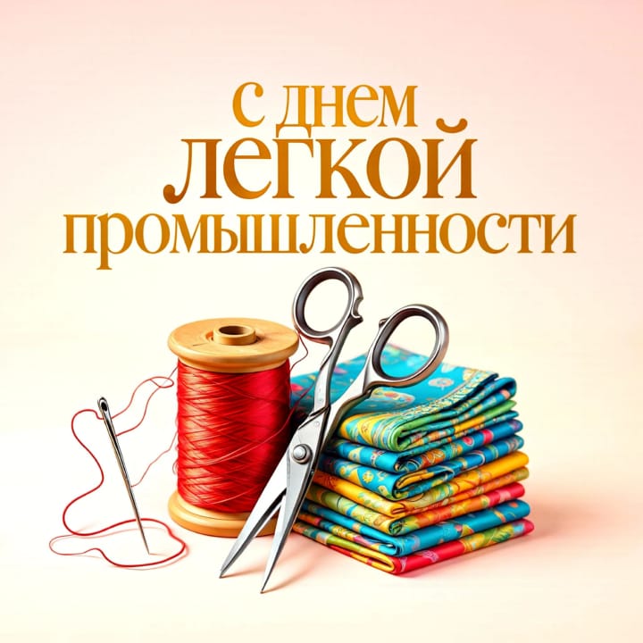 день легкой промышленности, открытка №36