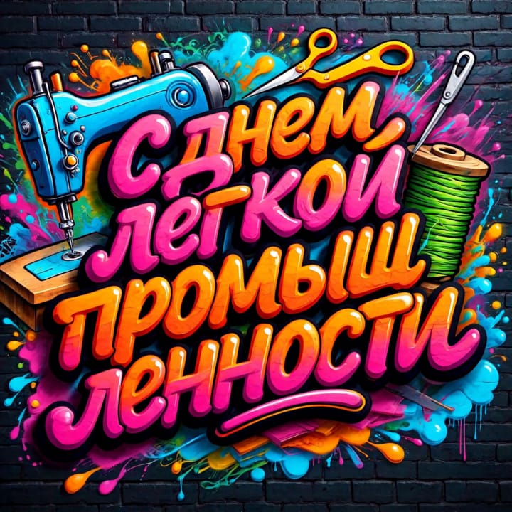 день легкой промышленности, открытка №44