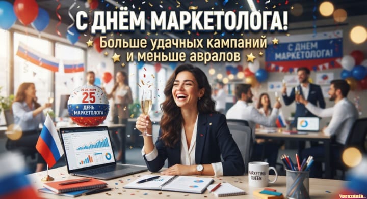 День маркетолога в России, открытка №7