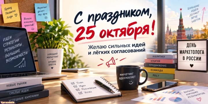 День маркетолога в России, открытка №8