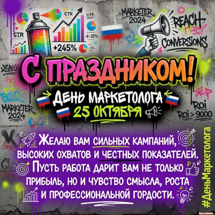День маркетолога в России, открытка №16