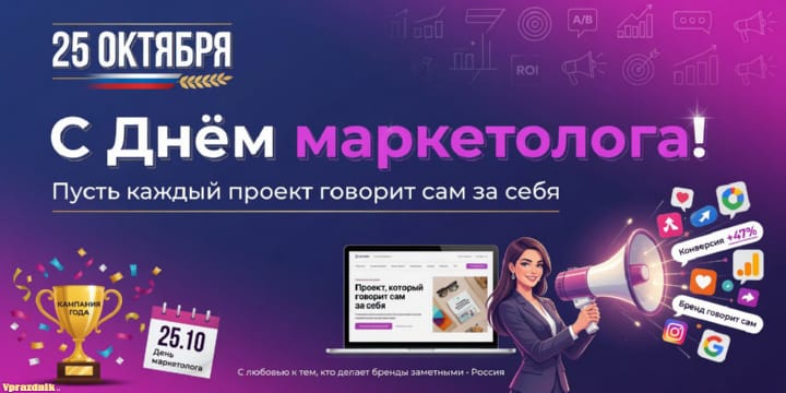 День маркетолога в России, открытка №17