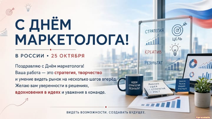 День маркетолога в России, открытка №18