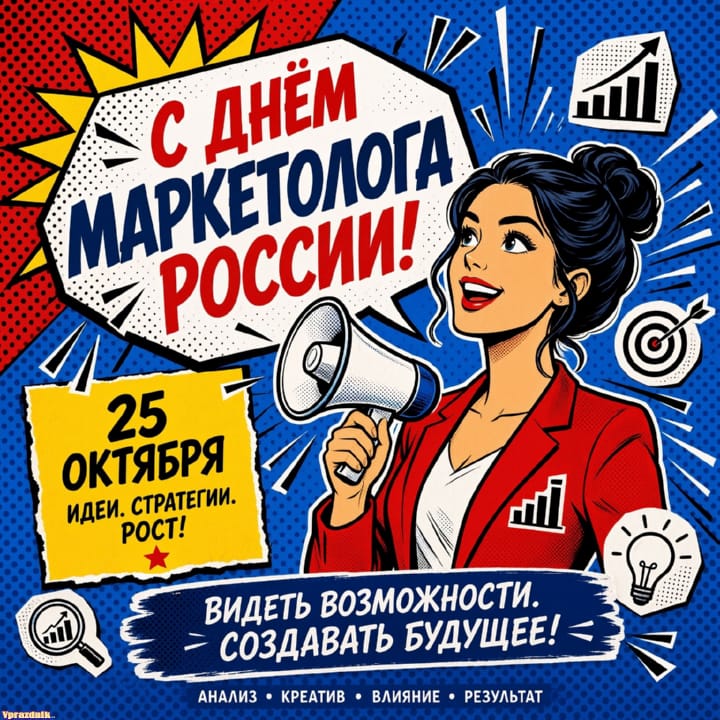 День маркетолога в России, открытка №19
