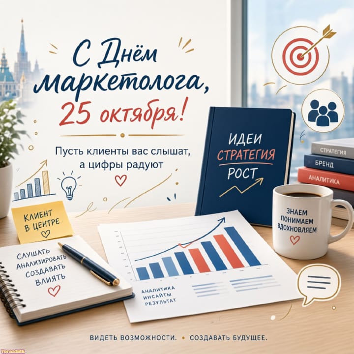 День маркетолога в России, открытка №21