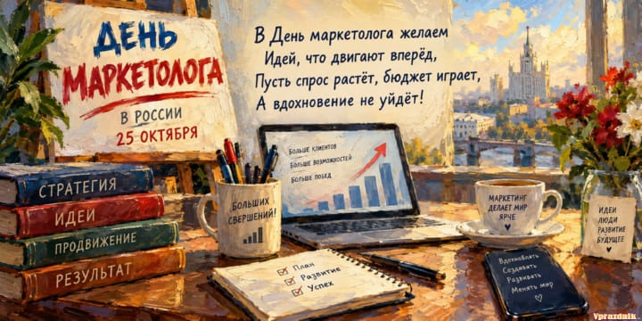 День маркетолога в России, открытка №23