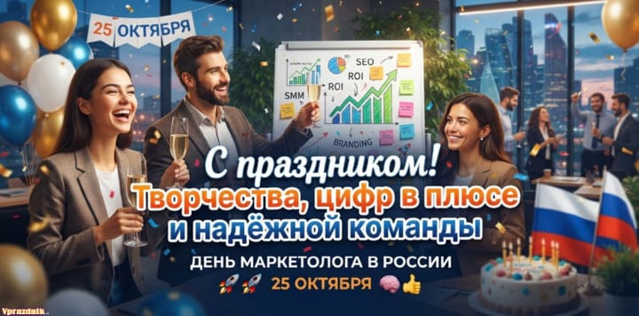 День маркетолога в России, открытка №24