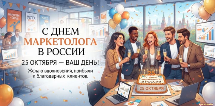 День маркетолога в России, открытка №25