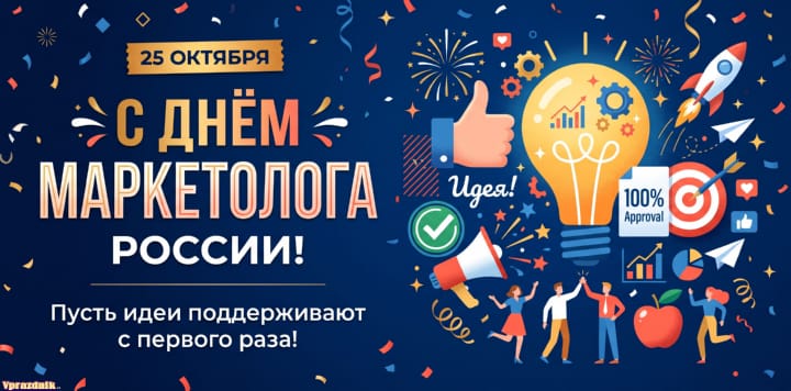 День маркетолога в России, открытка №28