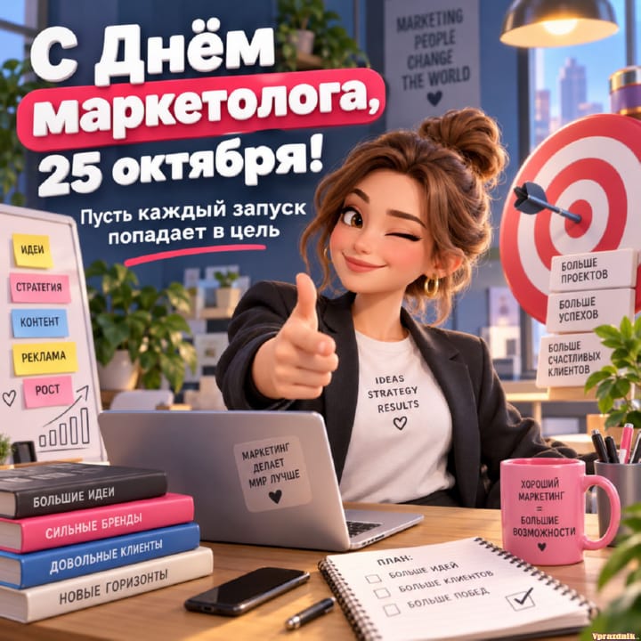 День маркетолога в России, открытка №29