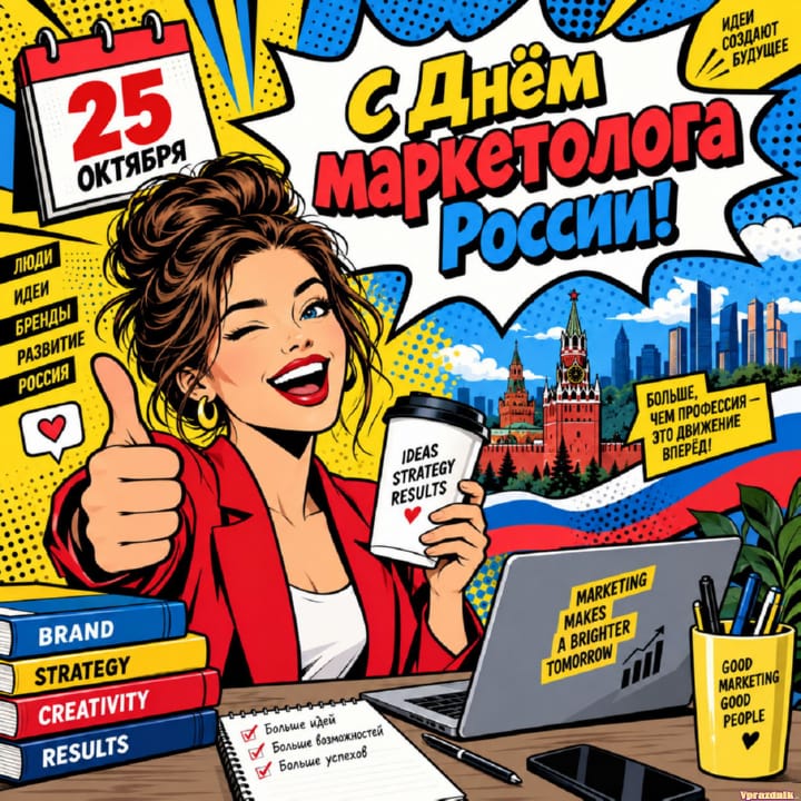 День маркетолога в России, открытка №31