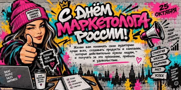 День маркетолога в России, открытка №32