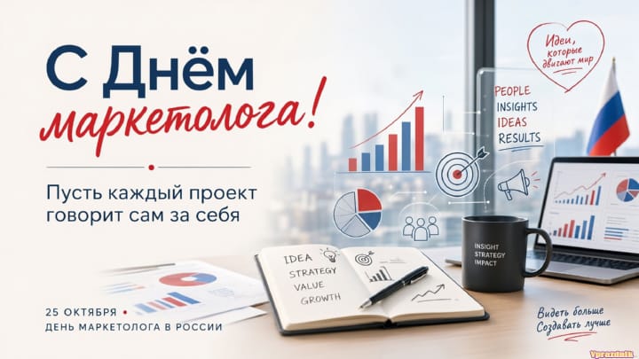 День маркетолога в России, открытка №38