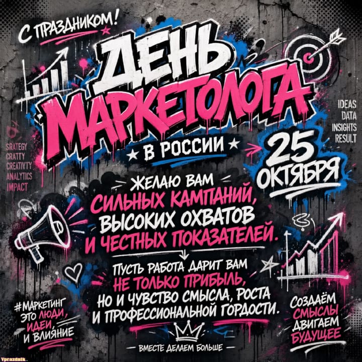 День маркетолога в России, открытка №39