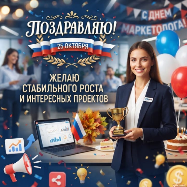 День маркетолога в России, открытка №42