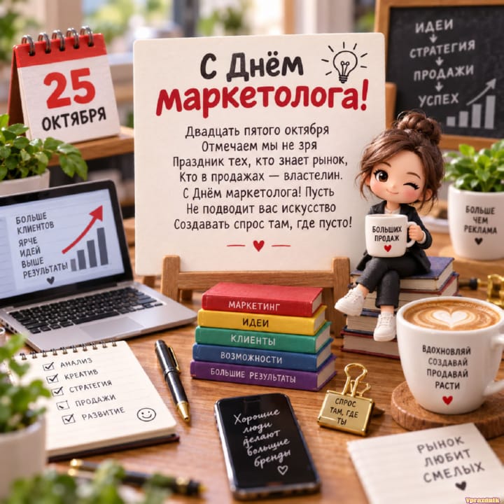 День маркетолога в России, открытка №43
