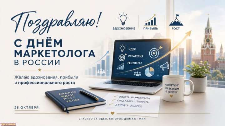 День маркетолога в России, открытка №44
