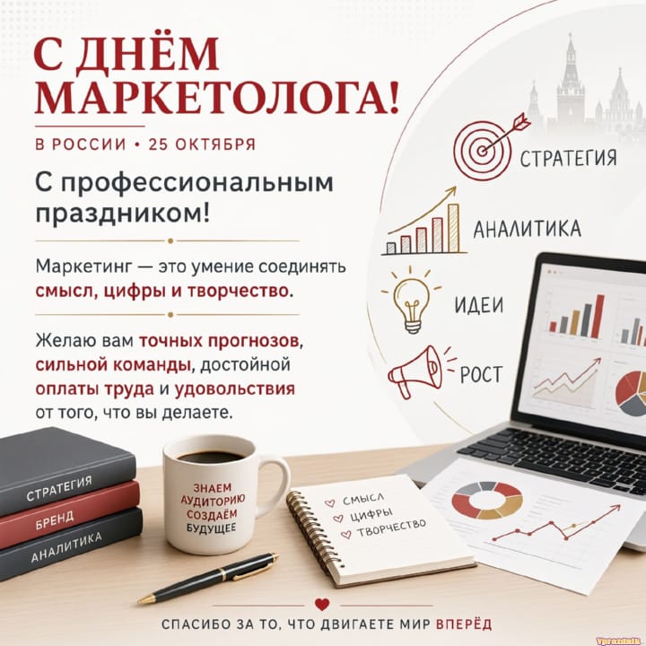 День маркетолога в России, открытка №45
