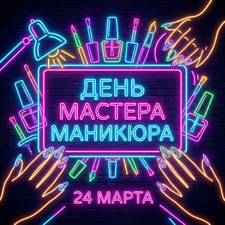 день мастера маникюра, открытка №14