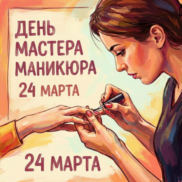 день мастера маникюра, открытка №9