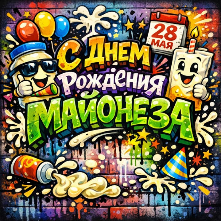 день рождения майонеза, открытка №10