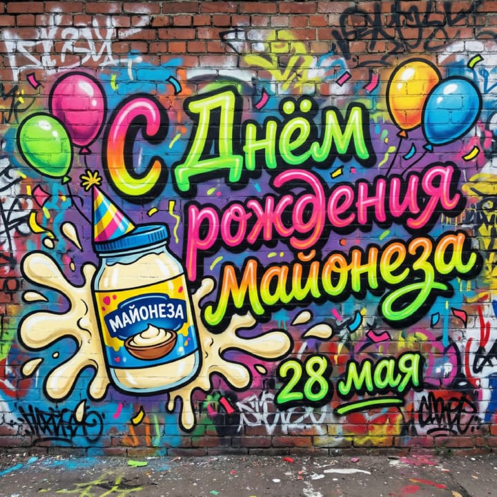 день рождения майонеза, открытка №2