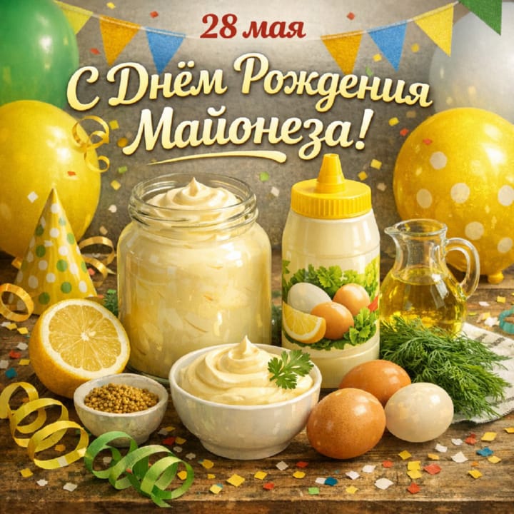 день рождения майонеза, открытка №4
