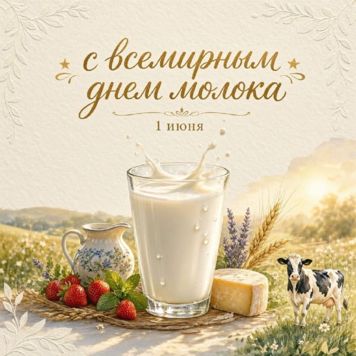 всемирный день молока, открытка №19