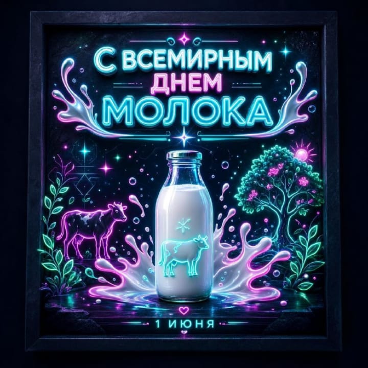 всемирный день молока, открытка №21