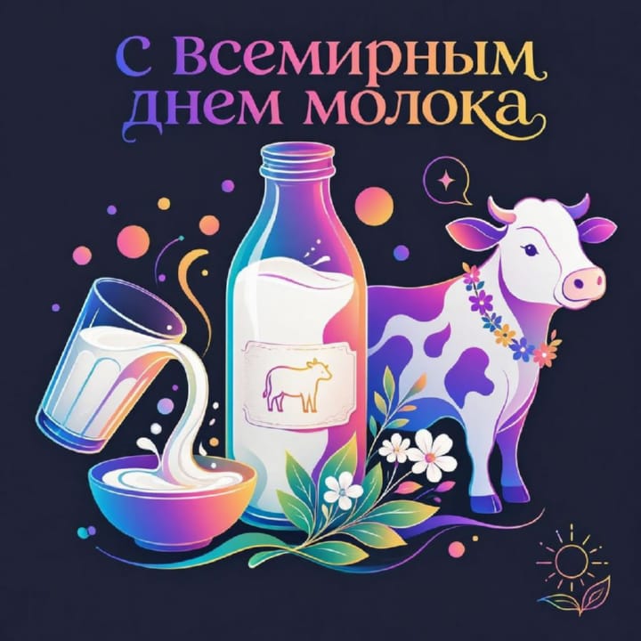 всемирный день молока, открытка №25