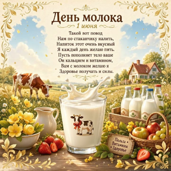 всемирный день молока, открытка №36