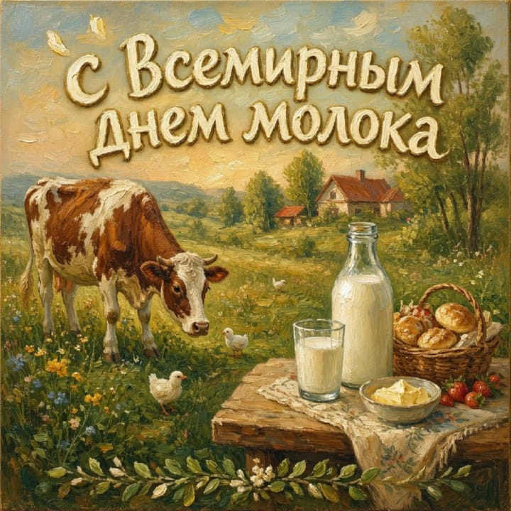 всемирный день молока, открытка №40