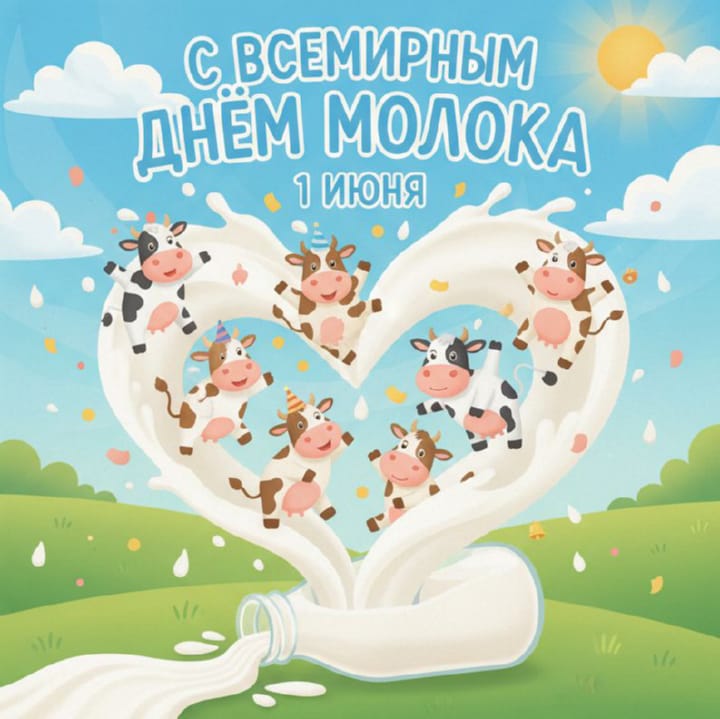 всемирный день молока, открытка №5