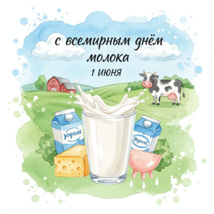 всемирный день молока, открытка №7