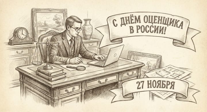 день оценщика в России, открытка №2