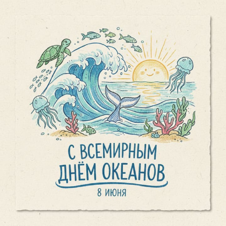 всемирный день океанов, открытка №13