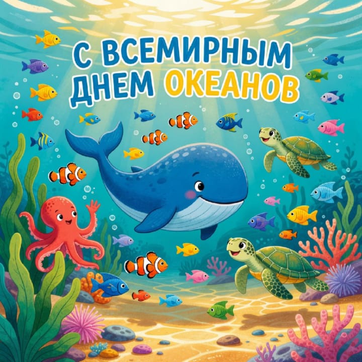 всемирный день океанов, открытка №21