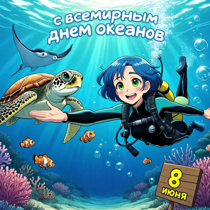 всемирный день океанов, открытка №24
