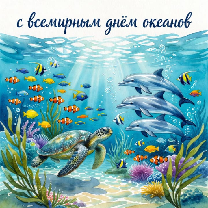 всемирный день океанов, открытка №25