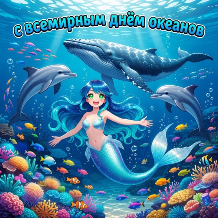 всемирный день океанов, открытка №26
