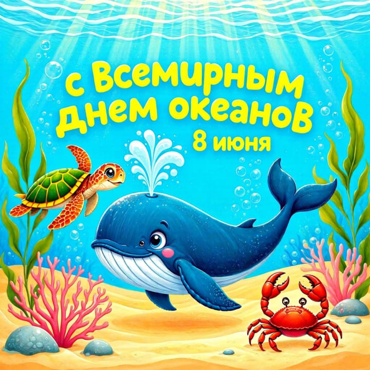 всемирный день океанов, открытка №27