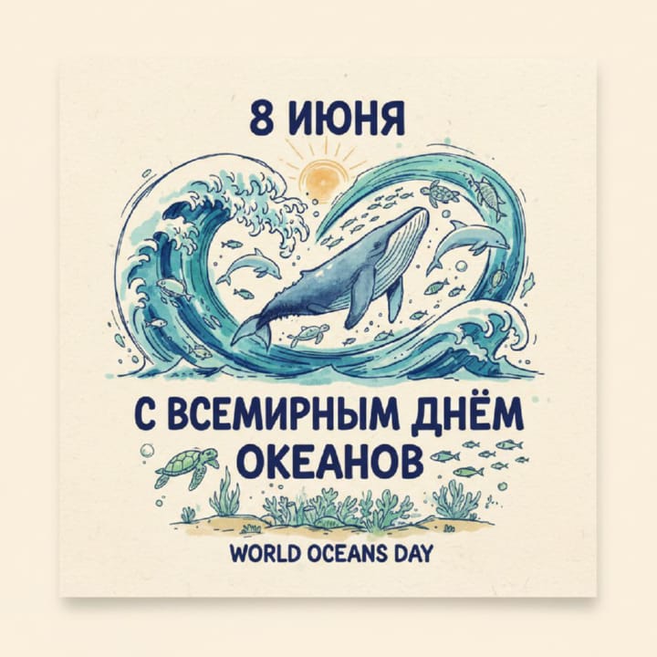 всемирный день океанов, открытка №3