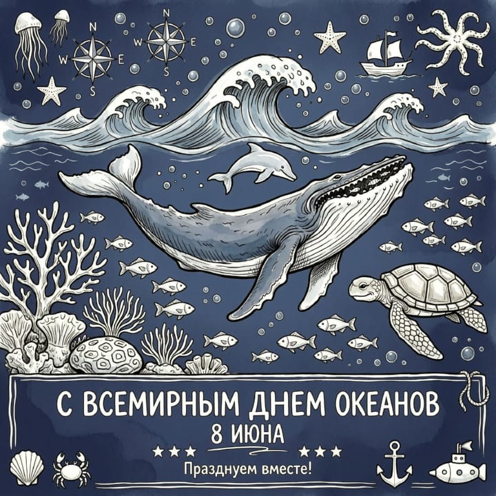 всемирный день океанов, открытка №32