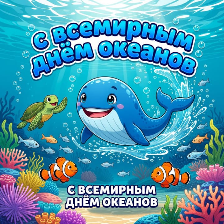всемирный день океанов, открытка №34