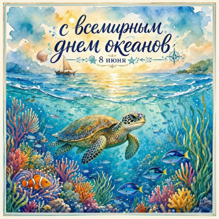 всемирный день океанов, открытка №39
