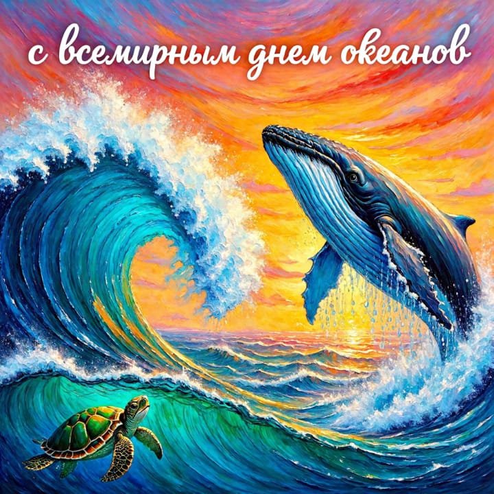 всемирный день океанов, открытка №41