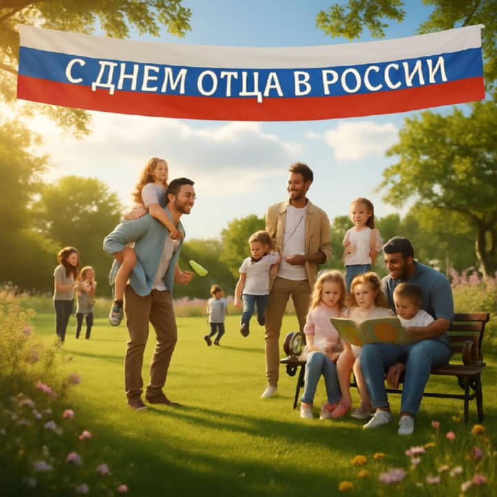 день отца в России, открытка №10